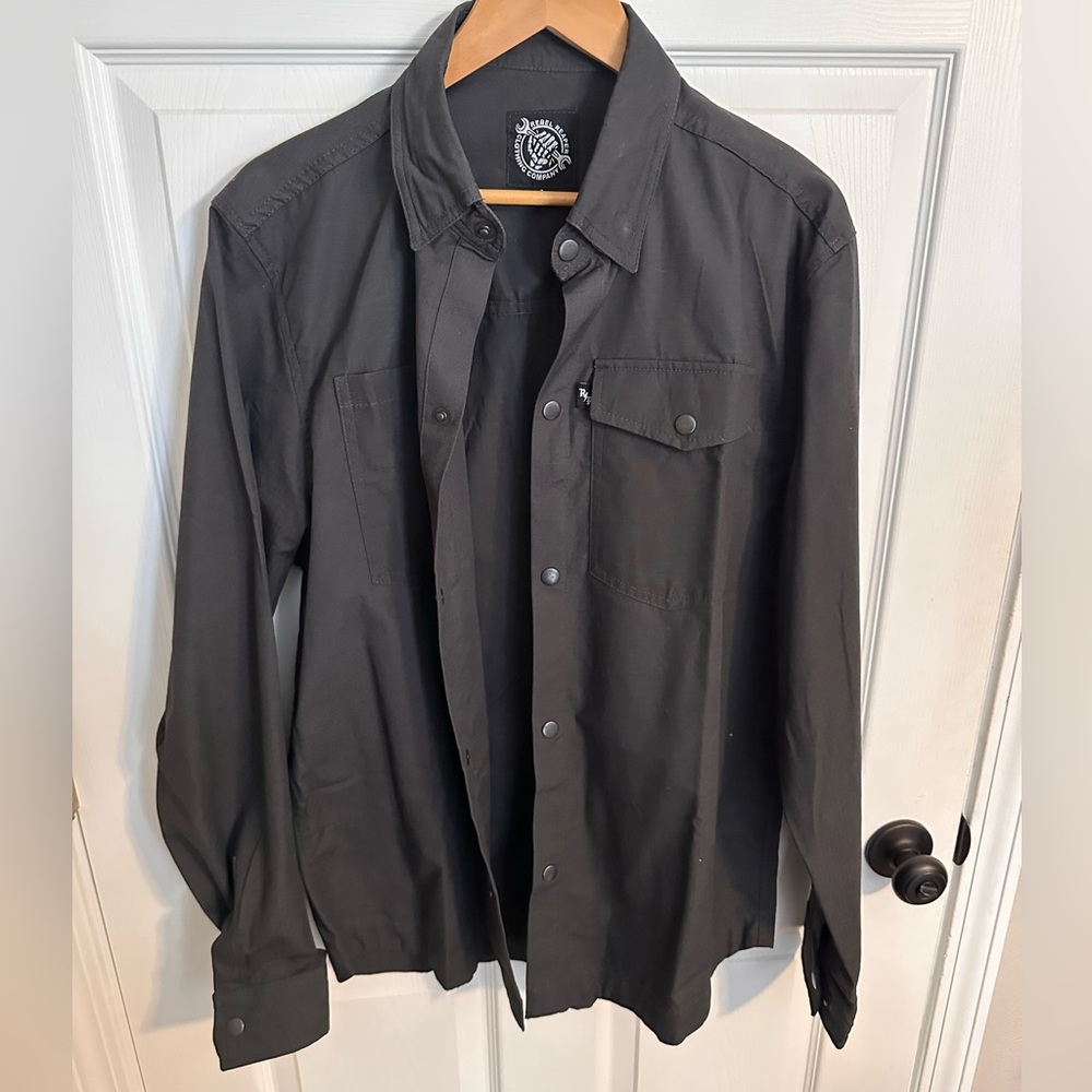 Rebel Reaper wax motorcycle shirt